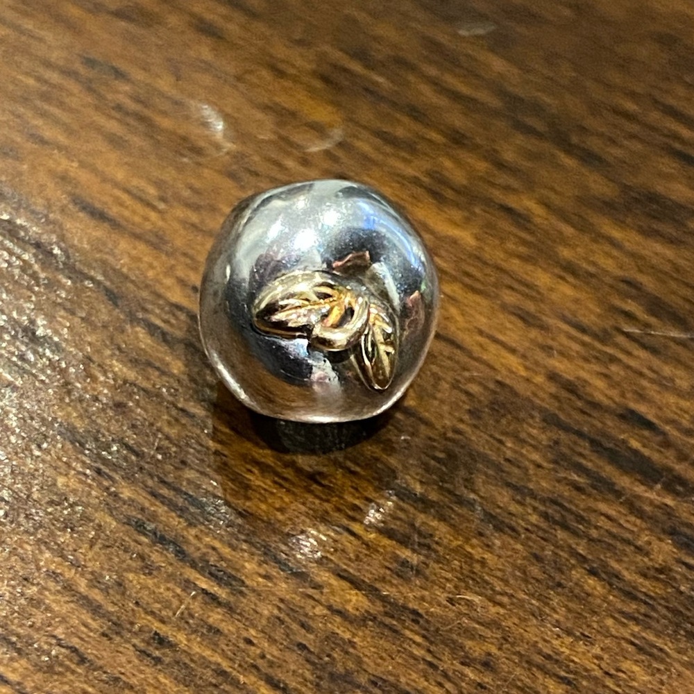 PANDORA Sterling silver Apple charm